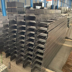 Heavy Duty Ladder Cable Tray With Accessories Electrical Cable Support System for Power Plant Projects Customizable