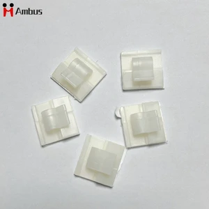 DC AC Power cable WCT-5 Wire fasteners Electric Wire Cable Clips Clamp Self-Adhesive Nylon Plastic Rope Wire Type