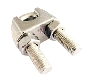 DIN741 19mm Stainless Steel Cable Clamp High Polished Wire Rope Clips