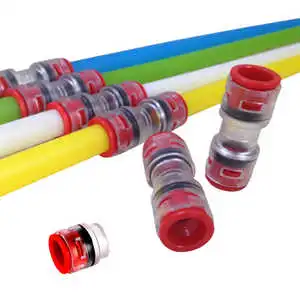 Mini Direct Buried Fiber Optic Equipment 5mm-14mm End Plug Microduct End Cap End Stop & Straight Connector