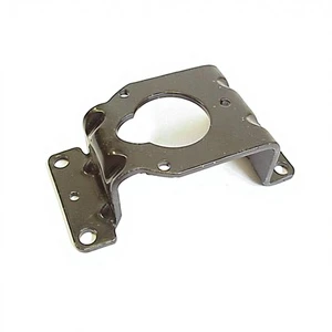 Customizable Black Powder Coated Stainless Steel Aluminum Stamping Bracket | LED Light Fixture Mounting For Indoor/Outdoor