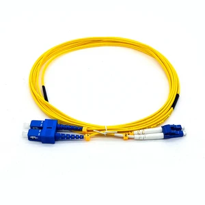 Unionfiber OEM/ODM Fiber Optic Patch Cord SC To LC Duplex SingleMode Os2 SM Lszh Fiber Patch Cords 3mm Patch Cord 2m 5m