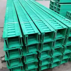 Customized Industrial Network Construction FRP Trough Type Cable Tray