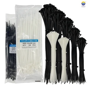 Flexible Self-Locking Nylon 66 Cable Sleeve And Multi-Color Cable Ties 200mm Length For Home And Office