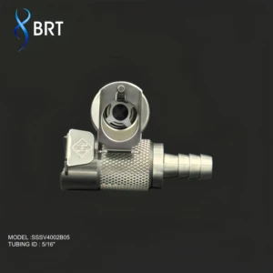 Factory Direct Fuel Line Hose Barb Fittings 1/4 5/16 3/8 Valved Non-Valved Stainless Steel Tube Fittings For Motorcycle