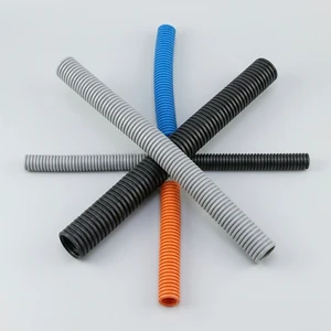 Corrugated Conduit 11mm 12mm 12.9mm Chemical Resistant Flexible Corrugated Conduit for Cable Protection Manufacturer