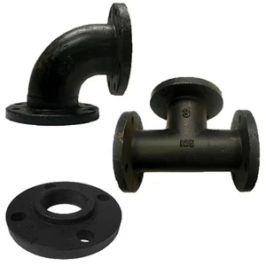 Water Sewer Underground Pipeline Installation Ductile Cast Iron Flange Pipe Fittings