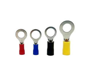 RV Series TO-JTK Type Pre-Insulated Ring Terminals Cable End Caps Nylon Insulated Connector Wire Wire Insulated Cord End