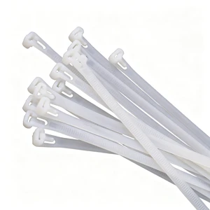 Heavy Duty Releasable Cable Ties 18 Inch 7.6mm Width 120lbs UV Resistant Reusable Nylon Zip Ties for Outdoor Wire Management