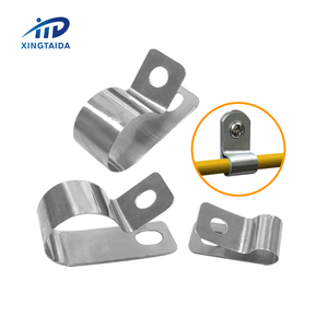 Stainless Steel Cable Clip R Type Mounting Clips P-type Metal Cable Clips SS304 P Cable Clamp