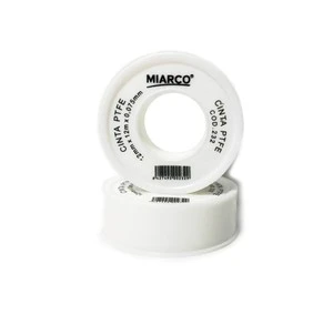PTFE (Teflon) insulating tape with cap and reel, white, 12m x 12mm (Miarco 232)