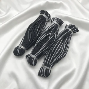 Hi-vis Silver Reflective Bias Binding Piping Tape Polyester For Sewing Backpack Hoodies Shoes Sportswear