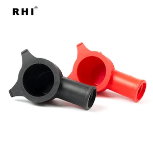 RHI Soft PVC Silicone Rubber Lug Cover Terminal Insulator Cable End Caps Model L13-25-56 for 35mm Cable 600V 15KV Break Voltage