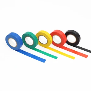 SZS Solid PVC Electrical Insulating Tape Flexible 0.13mm X 18mm X 5m -20C to 60C for Electric Wires Installation