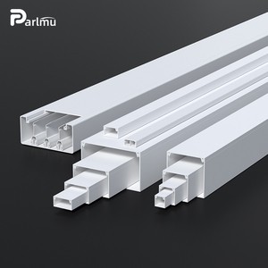 Wholesale PVC Cable Trunking 25x16 Conduit White Electric Wire With Adhesive Protection Wiring Ducts At Competitive Price