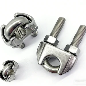 304 Stainless Steel Wire Cable Clamp Wire Rope Clips U Bolt Saddle Fastener