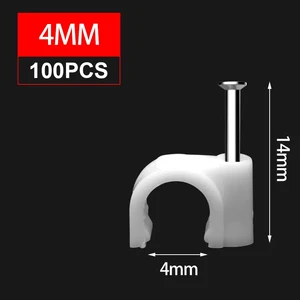 Free Samples Available, AngKe High Quality Durable Using Various Adjustable Plastic Round Cable Clips