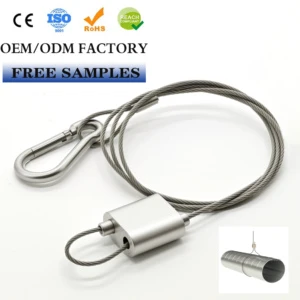 High Quality OEM/ODM Ceiling Hanging Kit Wire Rope Gripper Cycle Lock Cable Gripper And Looping Gripper Cable