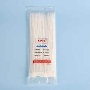 YDSL Nylon Cable Ties for Wire Management 5mm Cable Strap Self-Locking Cable Tie Wraps 400mm Nylon 66 UV