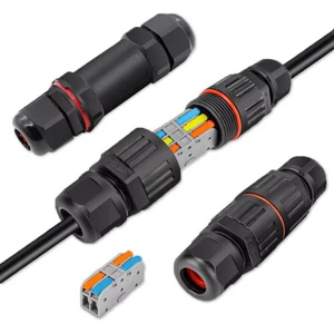 IP68 Waterproof Electric Cable Wire Connectors Quick Fast 3pin 5pin Terminals for Power Applications