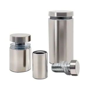 Stain Solid Wall Mounting Edge Grip Standoff for Signs Glass Holder Bracket Wall Mount Sign Spacer Screw Glass St