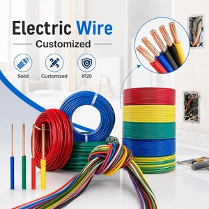 Copper Solid PVC Insulated Industrial Electric Heating Cable (BV/BVR) for Building & Power Applications up to 750V