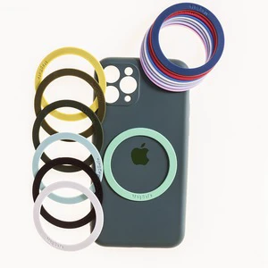 Mobile Phone Base Holder Adhesive Sheet Wireless Ring Powerbank Magnetic Guide Sheet Magsafe Magnet Ring for Wall Mount