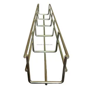 Outdoor Industrial Cable Tray Galvanized Stainless Steel Aluminum Perforated Wire Management Tray For Construction Cable Laying