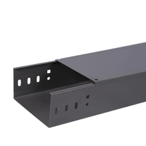 Made-to-order Different Sizes Steel Galvanized Trough Type Cable Tray with Cover