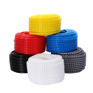 22mm polypropylene plastic cable conduit customized plastic pipe PP cable management pipe