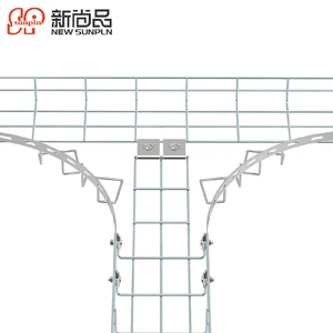 Wire Mesh Cable Tray Customized Mesh Cable Tray Cable Management Room Support