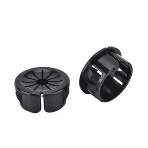 JIAF ORB Buckle Type Black Nylon Plastic Cable End Caps Protective Coil Electrical Bushing Cover 19mm-90mm