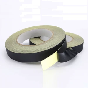 Black Acetate Cloth Tape Heat Resistant Flame Retardant Single Sided Rubber Adhesive Electrical Insulation for Motor Wire