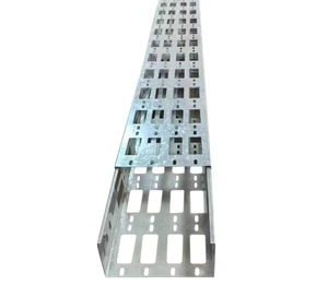 JS Factory Direct High Quality Industrial Perforated Cable Tray Galvanized Steel Holes ISO9001 Certified For Electrical Wiring