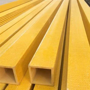 Industrial Grade FRP Square Tubes | Hollow GRP Structural Profiles For Columns & Posts | UV-Protected Pultruded Conduit