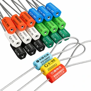 Disposable High Security 1.8mm Hexagonal Tamper Evident Wire Plastic Cable Seal With Customizable Length And QR Code