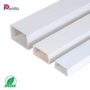 Professional PVC Solid Wiring Duct with Notched Design for Efficient Cable Routing & Separation in Control Panels