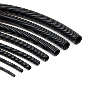 Multi-Purpose Corrugated PVC Conduit for Cable and Wire Protection - Flexible, Durable & Easy to Install Plastic Pipe 100m