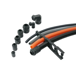 TS Flexible Aging Resistance PA Material Electrical Conduit for Electric Cable Protection 1/2 in