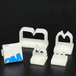 Industrial-Grade Bond Nylon Adhesive Tie Mount Cable Management Clip