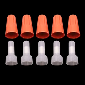 CE-1 CE-2 CE-5 Screw Spring Closed-End Terminals Nylon Insulated Wire End Caps for Electrical Wiring