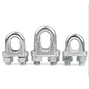 Load Rated Wire Rope Clip, High Strength Carbon Steel Cable Clamp for Lifting Slinging, CE Certificate