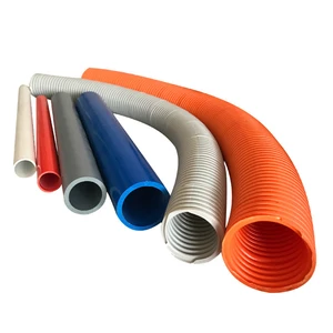 Good 30mm Pvc Conduit Pipe Flexible Corrugated Electrical Cable Pipes