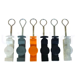 FTTH S Type Drop Cable Clamp Fiber Optic Drop Wire Clamp For Aerial FiberCable Installation
