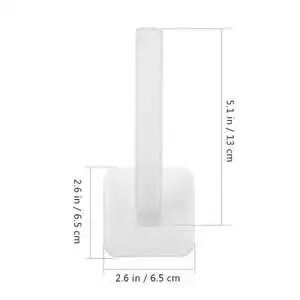 5 Pcs Hat Stand Hanger White Baseball Cap No Punching Rack Organizer Plastic Adhesive Holder Wall Mount
