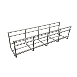 Industrial Powder-Coated Steel Wire Mesh Cable Tray High Load Capacity Electro-Galvanized 60 Pcs Cable Capacity HUAHE Cable