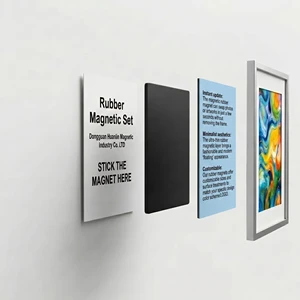 Vinyl Fridge Sheet Wall Mounted Magnet Frame Holders Magnetic Materials Adhesive Metal Magnet Poster Magnetic Mounting Kit