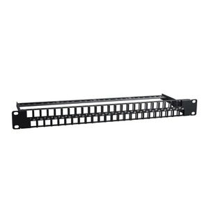 1U 48-Port Blank Patch Panel 19\