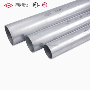 UL Listed & ANSI C80.3 Galvanized Steel EMT Conduit For Protective Electrical Raceway Systems