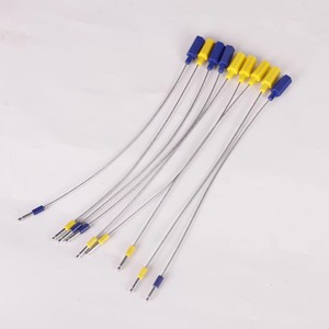 Durable Secure Lead Cable Seal Ties With Bolt Clamp Gray Seals Reliable